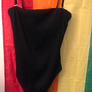 Black one piece swimsuit from CottonOn